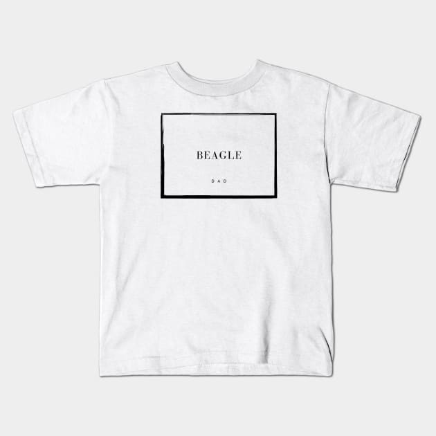 Beagle Dad Kids T-Shirt by DoggoLove